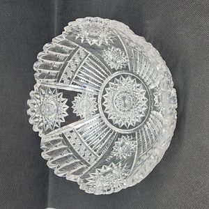 Brilliant cut glass bowl